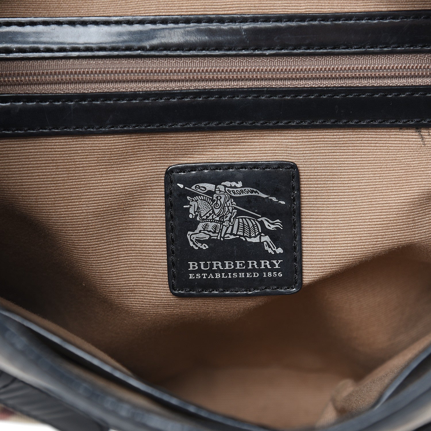Burberry Supernova Check Buckle Hobo Black 6 of 19