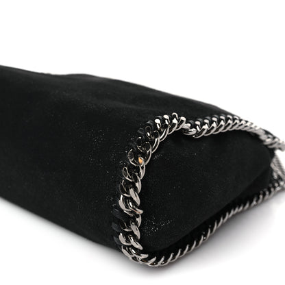 Stella McCartney Shaggy Deer Mini Falabella Fold Over Tote Black 8 of 8