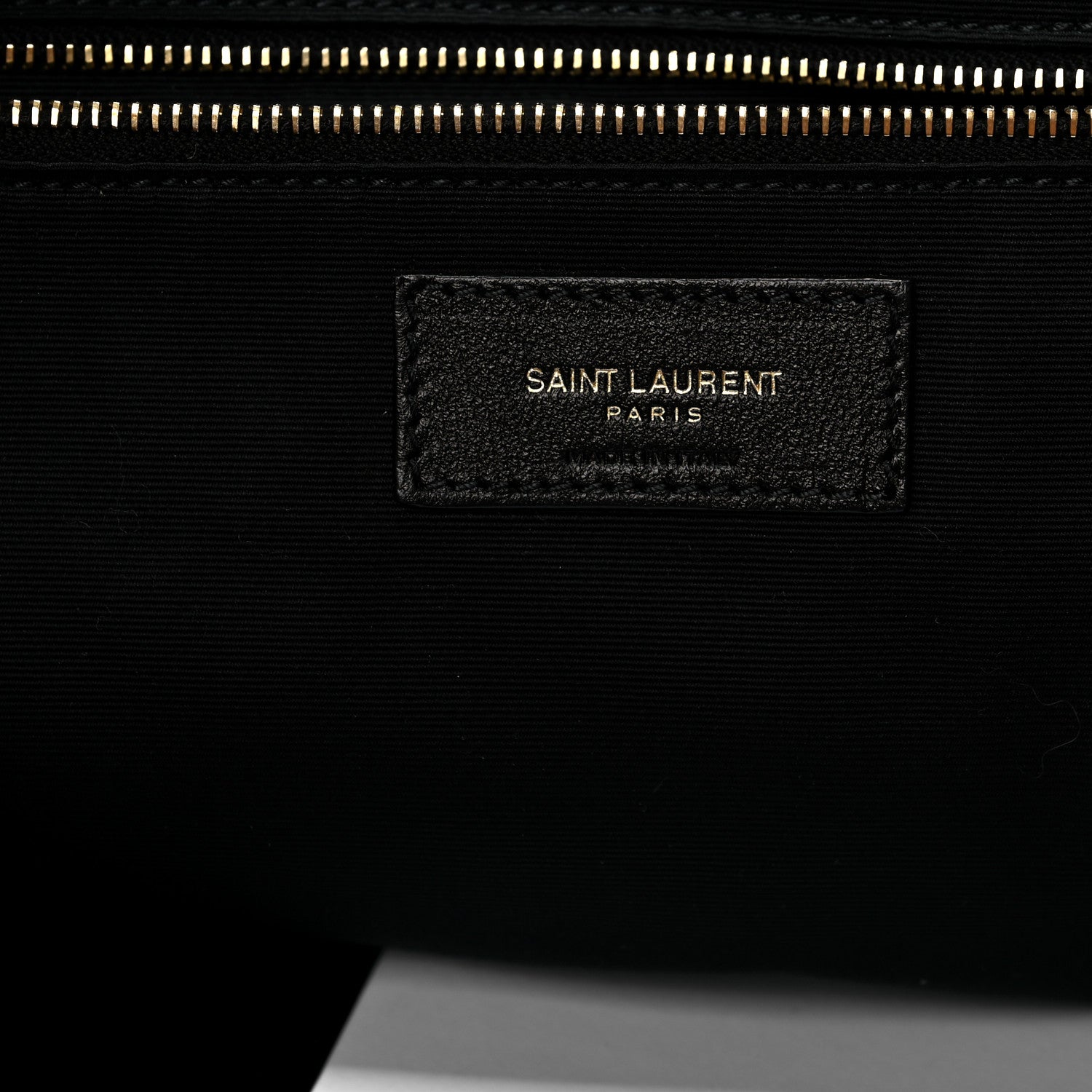 Saint Laurent Lambskin Quilted Maxi Icare Shopping Tote Black 7 of 10