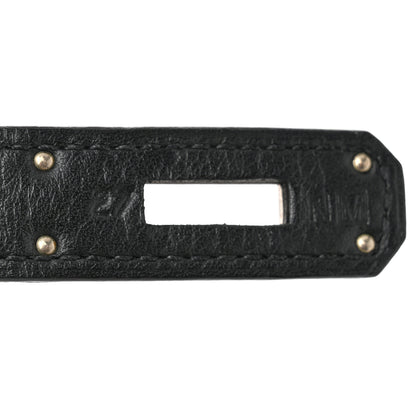 Hermes Taurillon Clemence Kelly Retourne 32 Black 7 of 11