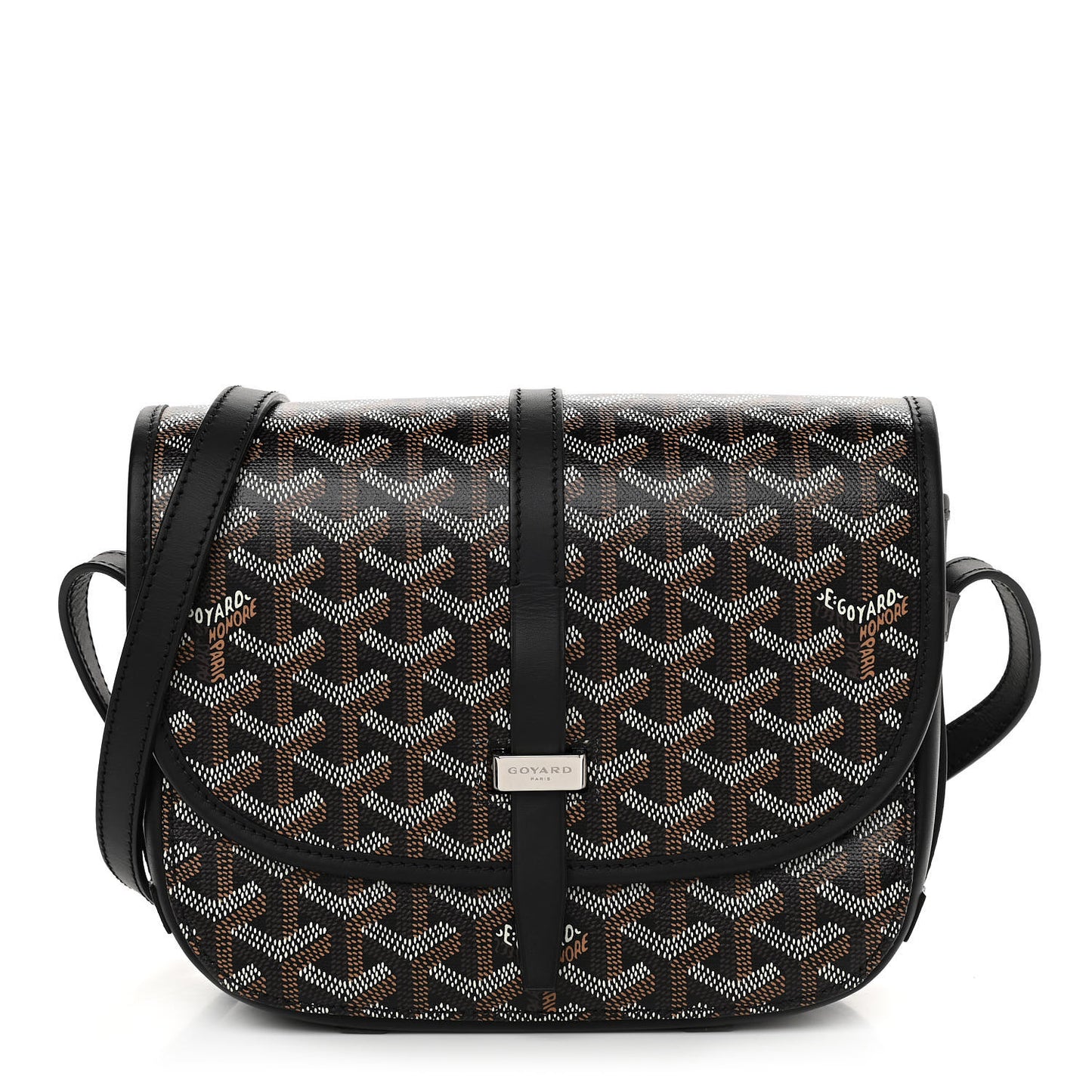 Goyardine Belvedere II PM Messenger Bag Black