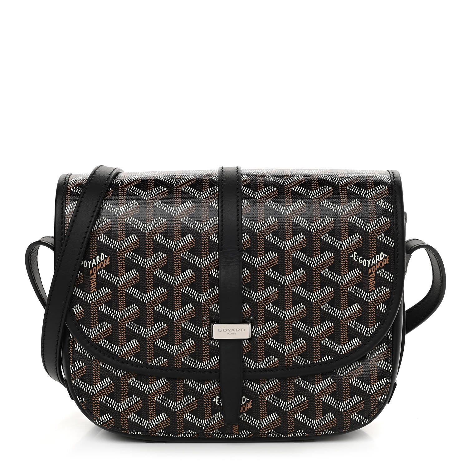 Goyard Goyardine Belvedere II PM Messenger Bag Black 1 of 10