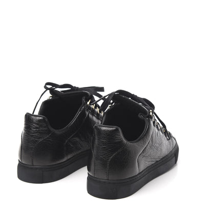Balenciaga Agneau Arena Womens Low Top Sneakers 35 Black 4 of 9