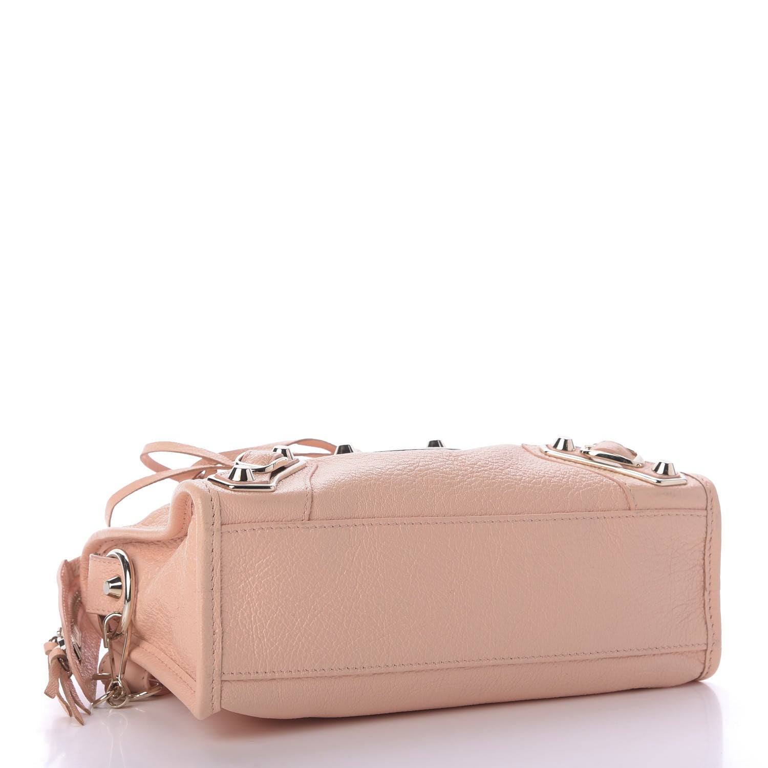 Balenciaga Chevre Gold Metallic Edge Hardware Mini City Rose Peach 4 of 9