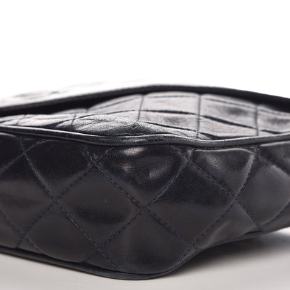 Chanel Lambskin Quilted CC Tassel Camera Case Blue 10 of 14