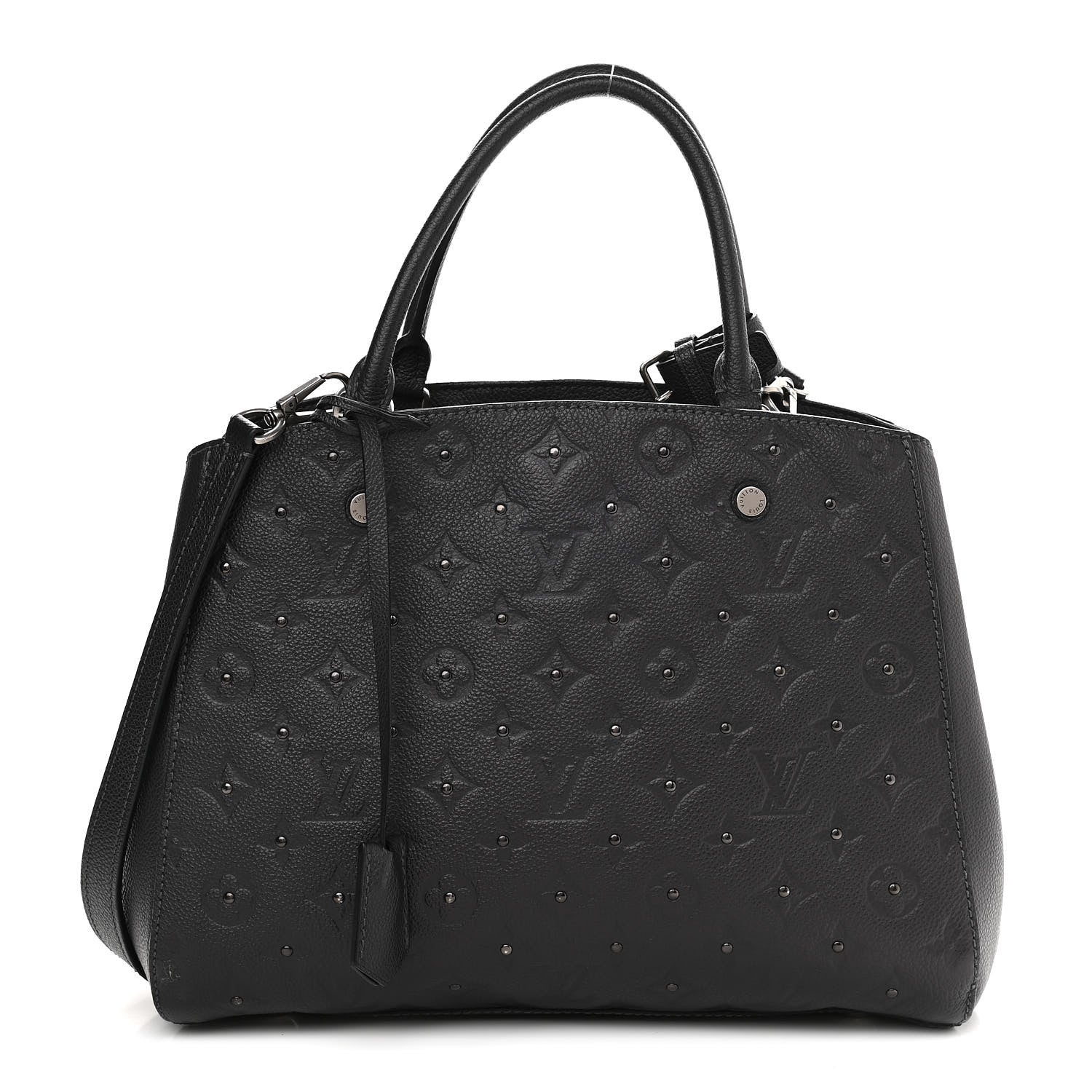 Louis Vuitton Empreinte Studded Montaigne MM Platine 1 of 12