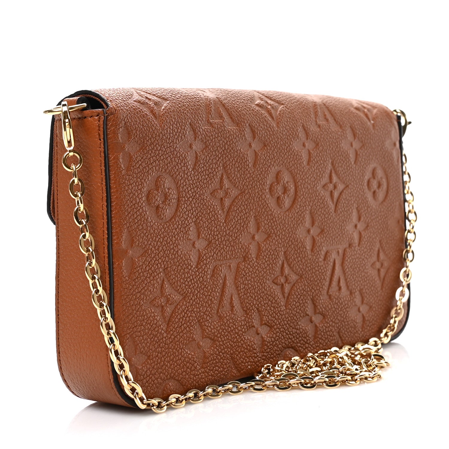 Louis Vuitton Empreinte Pochette Felicie Chain Wallet Cognac 3 of 8