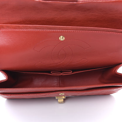 Chanel Aged Calfskin Quilted 2.55 Reissue 226 Flap Red 5 of 14