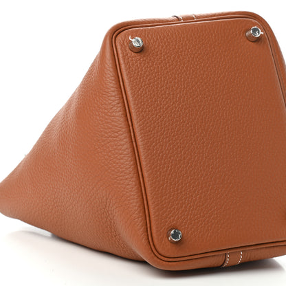 Hermes Taurillon Clemence Picotin Lock 18 PM Gold 7 of 10