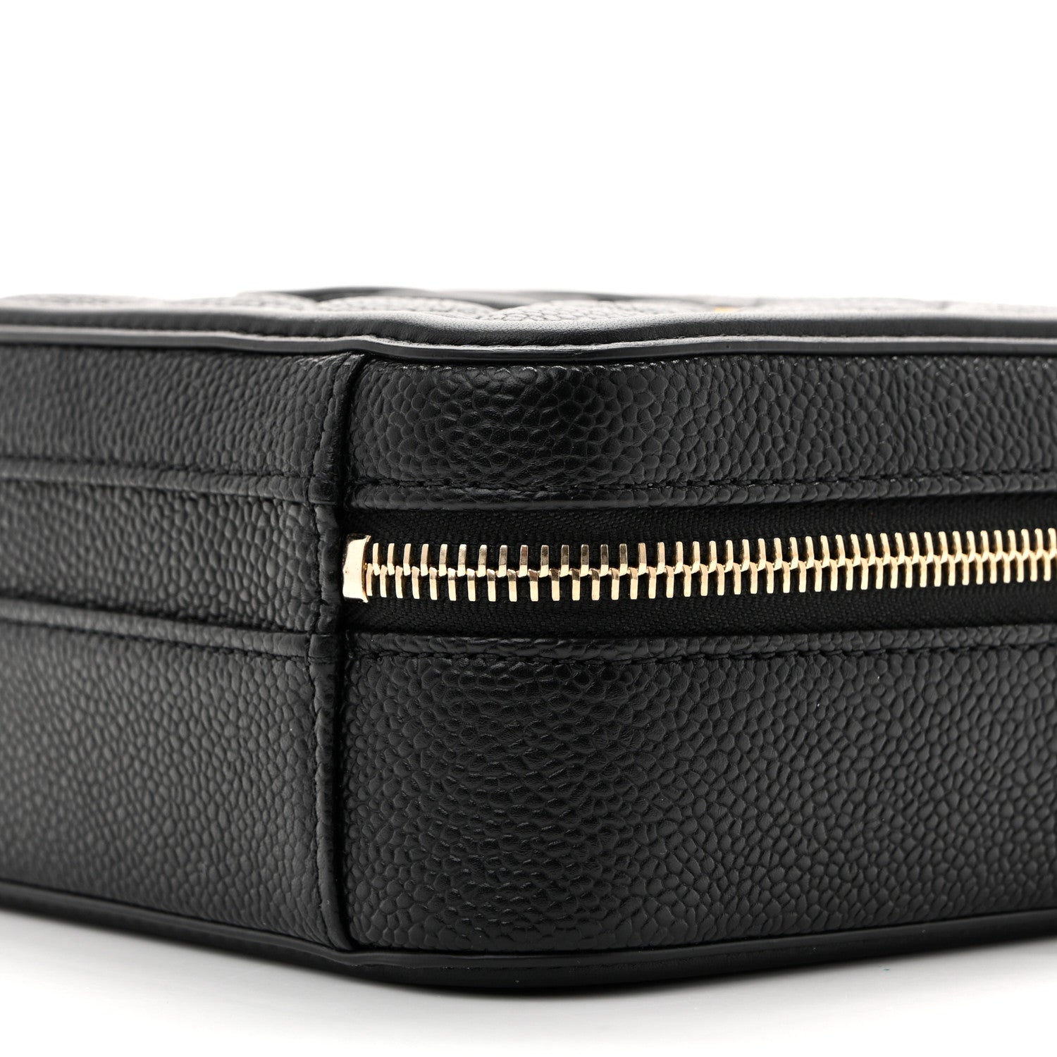 Chanel Caviar Quilted Small CC Filigree Vanity Case Black 10 of 10