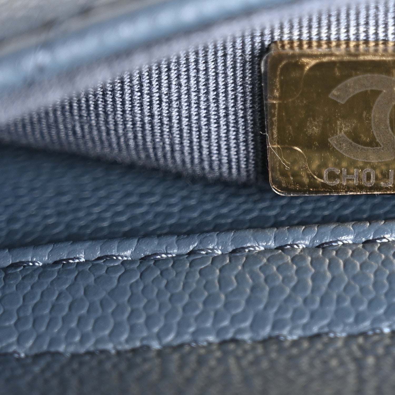 Chanel Shiny Caviar Quilted Small Duma Pockets Drawstring Backpack Blue 7 of 11