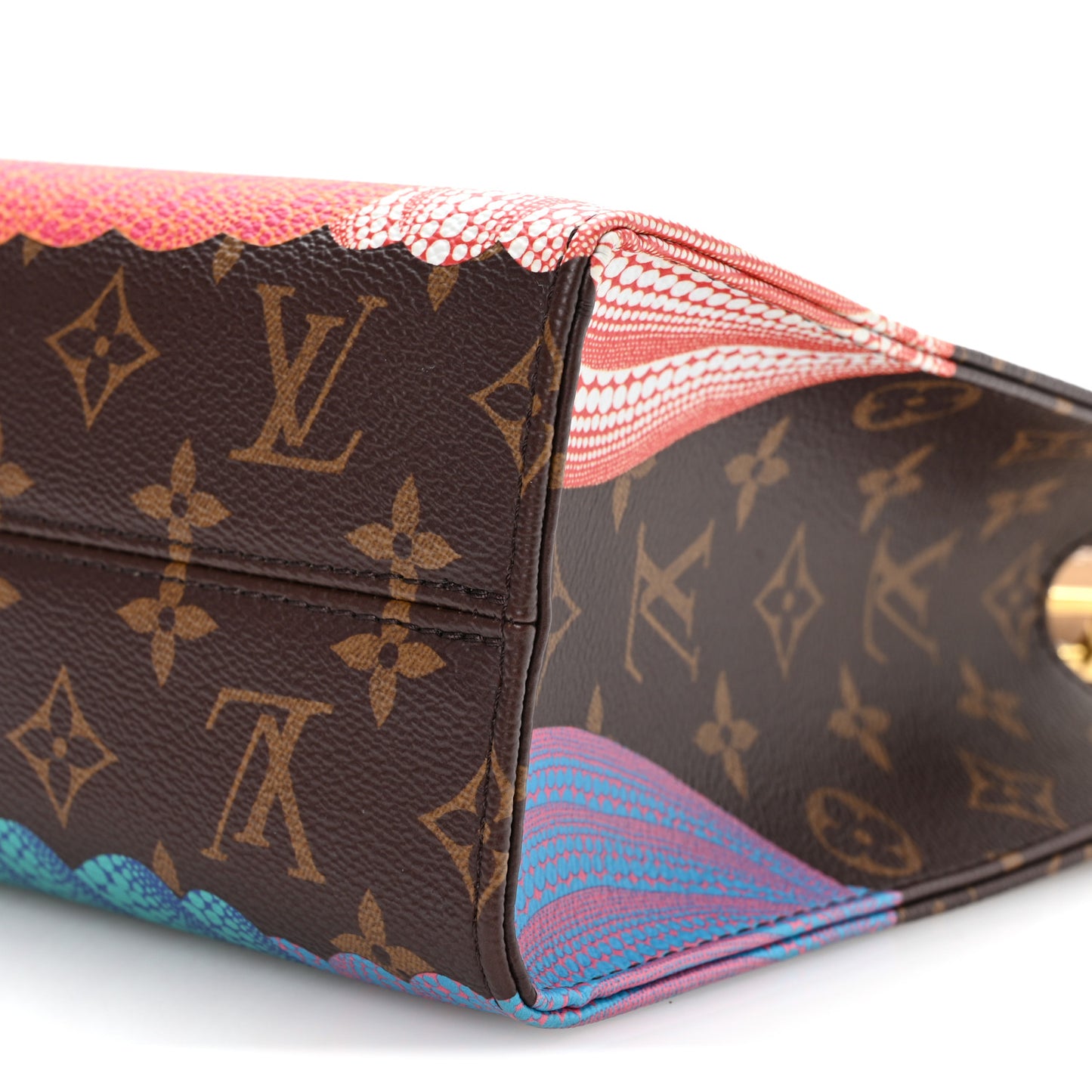 LV X YK Monogram Pumpkin Onthego PM Multicolor