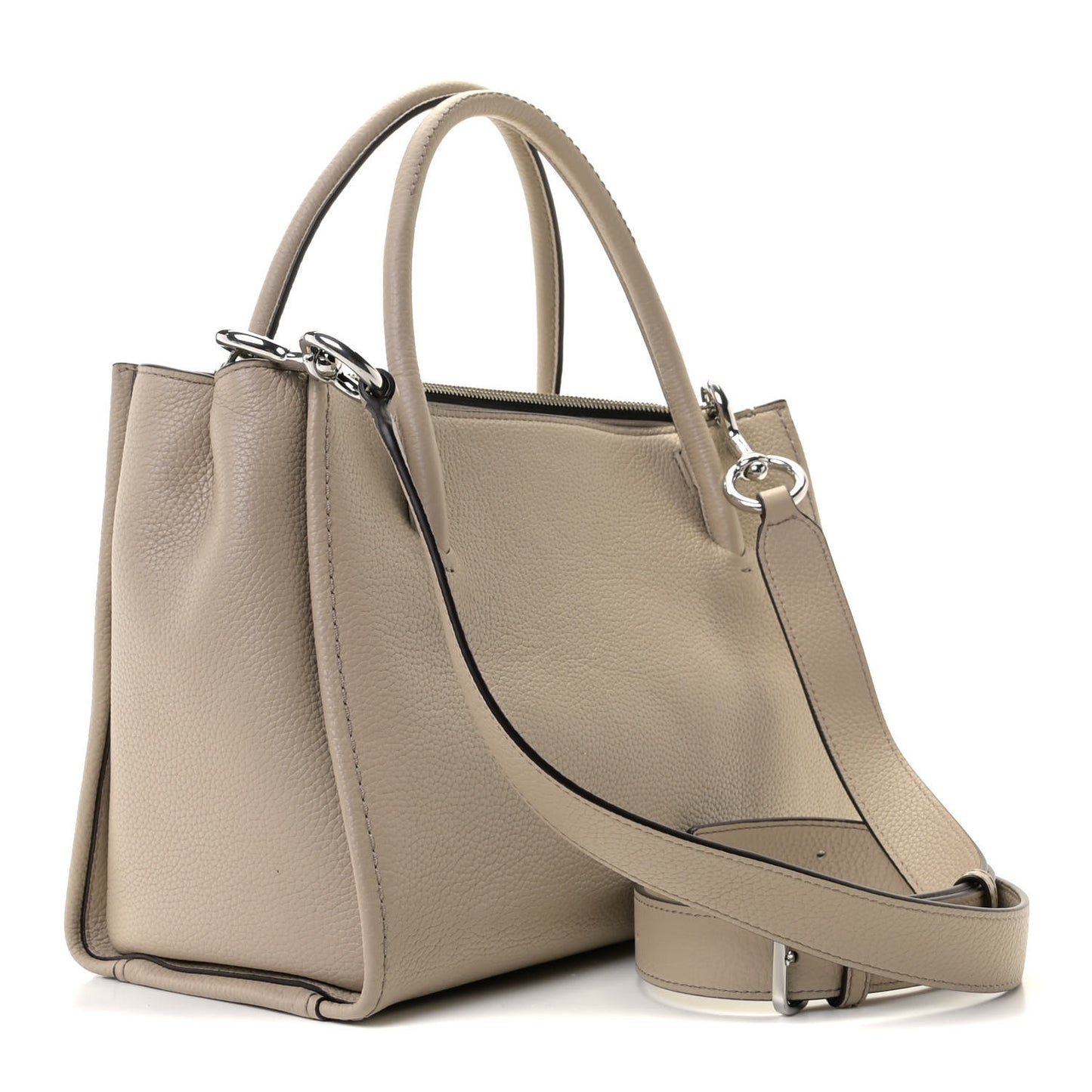 Calfskin Lock That Tote Mink