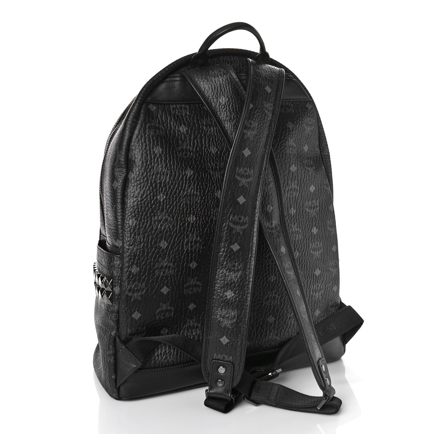 Visetos Medium Side Studs Stark Backpack Black
