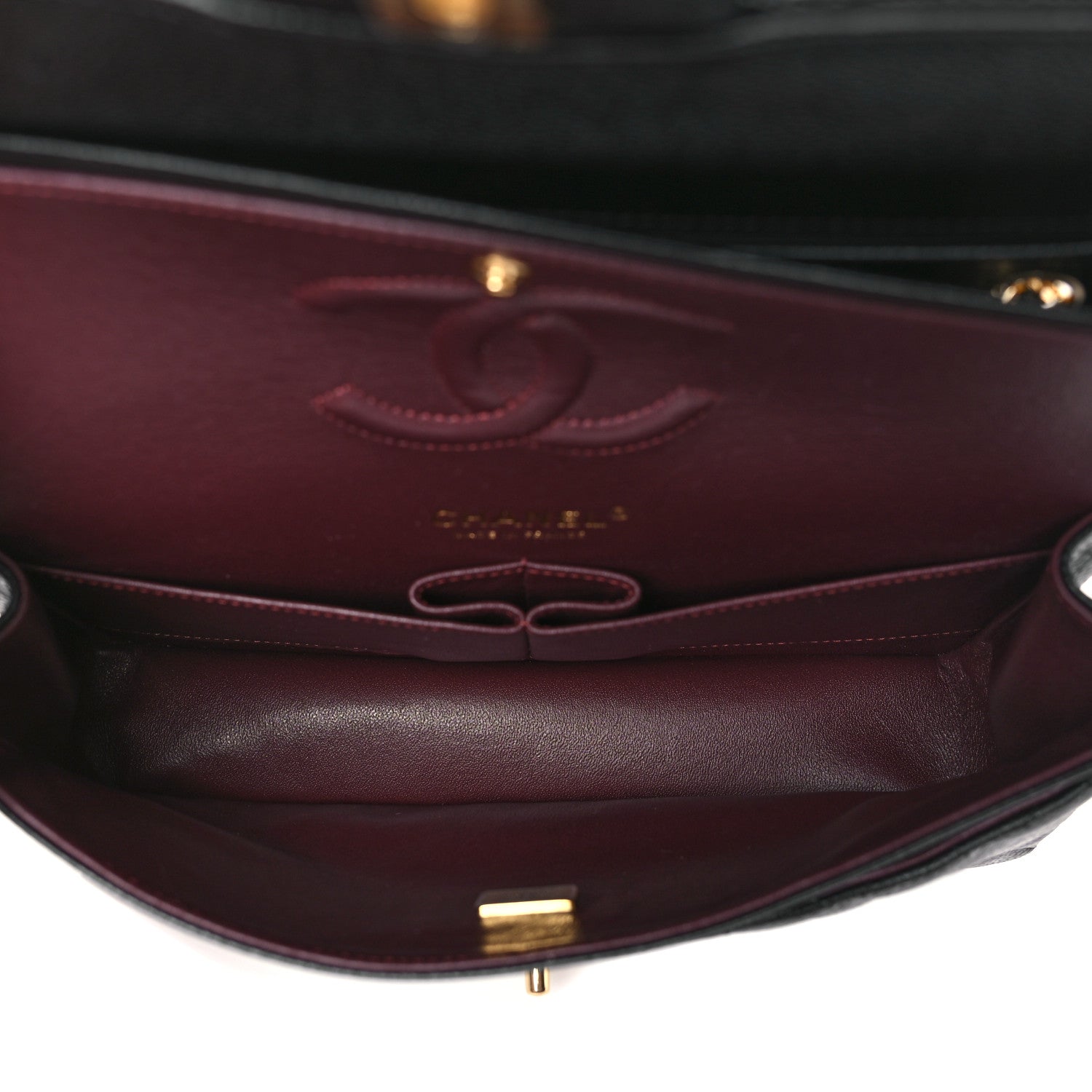 Chanel Caviar Quilted Medium Double Flap Black 5 of 9
