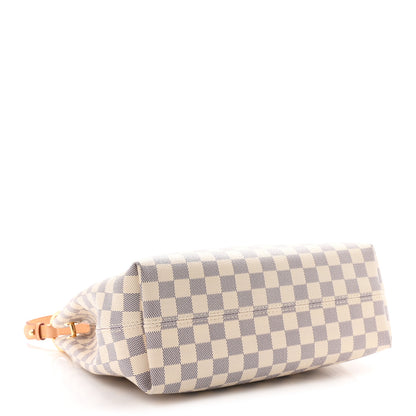 Louis Vuitton Damier Azur Graceful PM Rose Ballerine 4 of 11