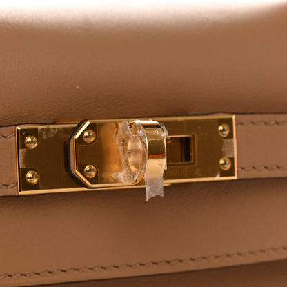 Hermes Swift Kelly Pochette Clutch Chai 10 of 14