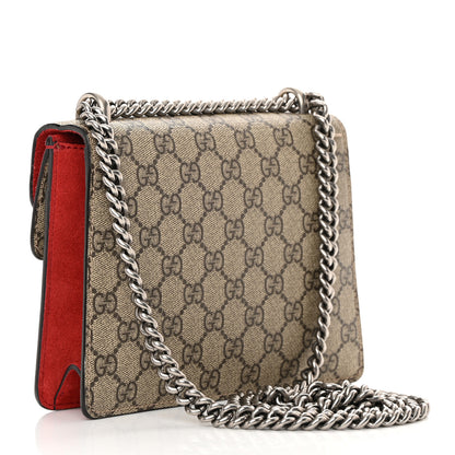 Gucci GG Supreme Monogram Mini Dionysus Shoulder Bag Hibiscus Red 3 of 19
