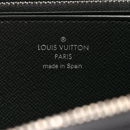Louis Vuitton Denim Monogram Jacquard Zippy Wallet Grey 6 of 7