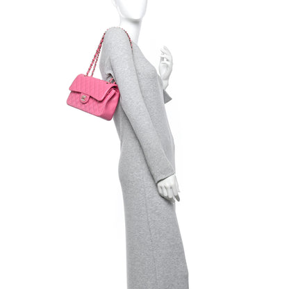 Chanel Caviar Quilted Small Double Flap Pink 2 of 10