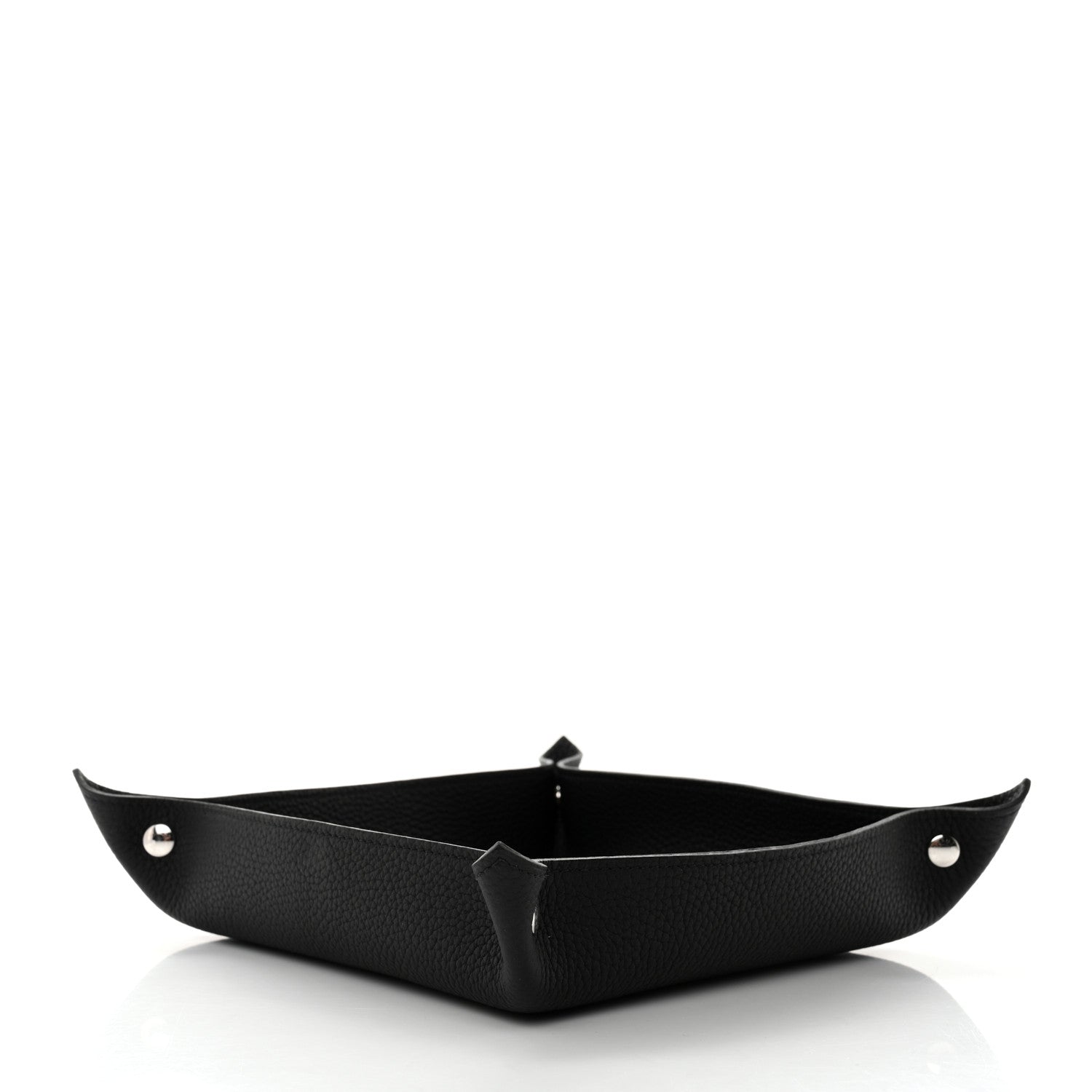 Hermes Taurillon Clemence Mises et Relances Change Tray Black 3 of 4