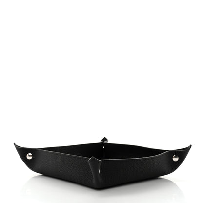 Hermes Taurillon Clemence Mises et Relances Change Tray Black 3 of 4