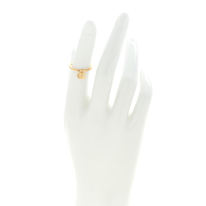 Gucci 18K Yellow Gold GG Running Charm Ring 49 4.75 2 of 4