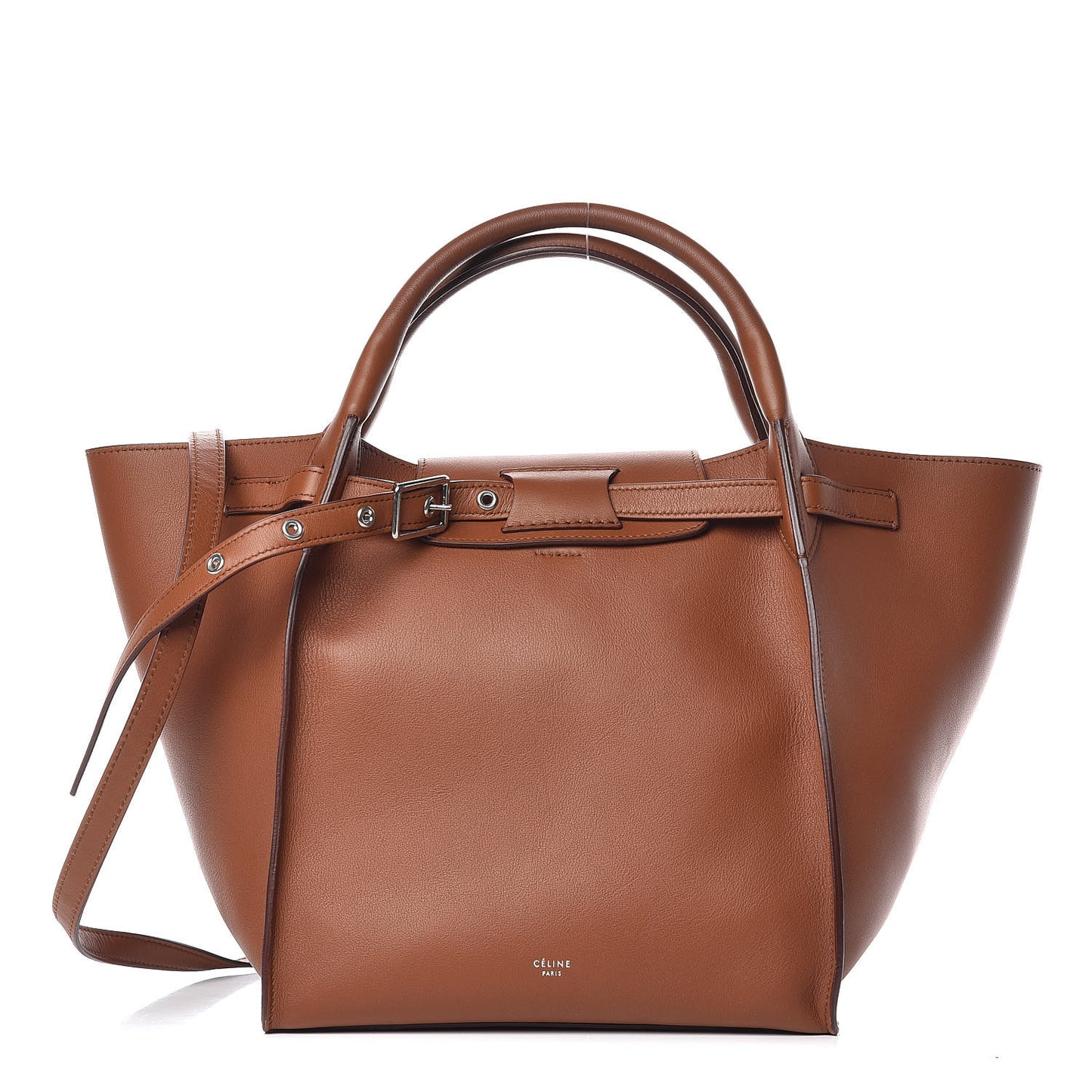 Smooth Calfskin Small Big Bag Tan