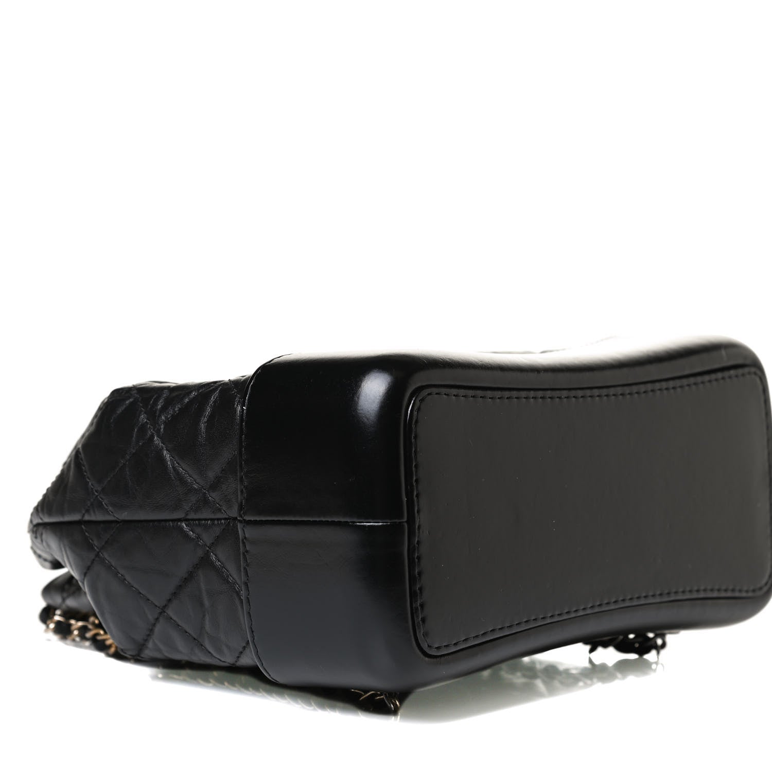 Chanel Aged Calfskin Quilted Small Gabrielle Backpack Black 9 of 17