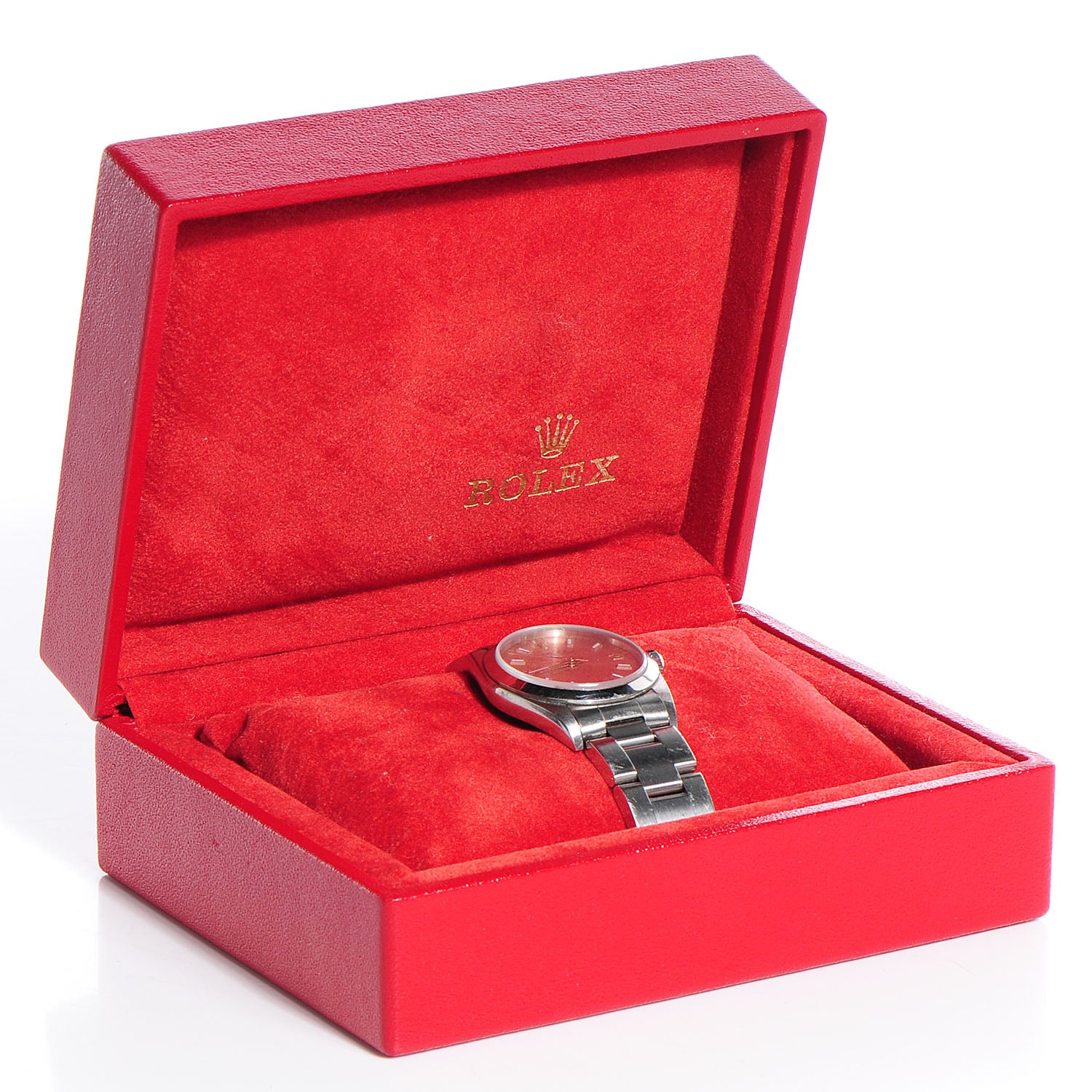Rolex Stainless Steel 24mm Oyster Perpetual Watch Pink 67180 9 of 9