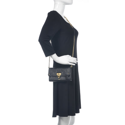 Louis Vuitton Empreinte Vavin Chain Wallet Black 2 of 8