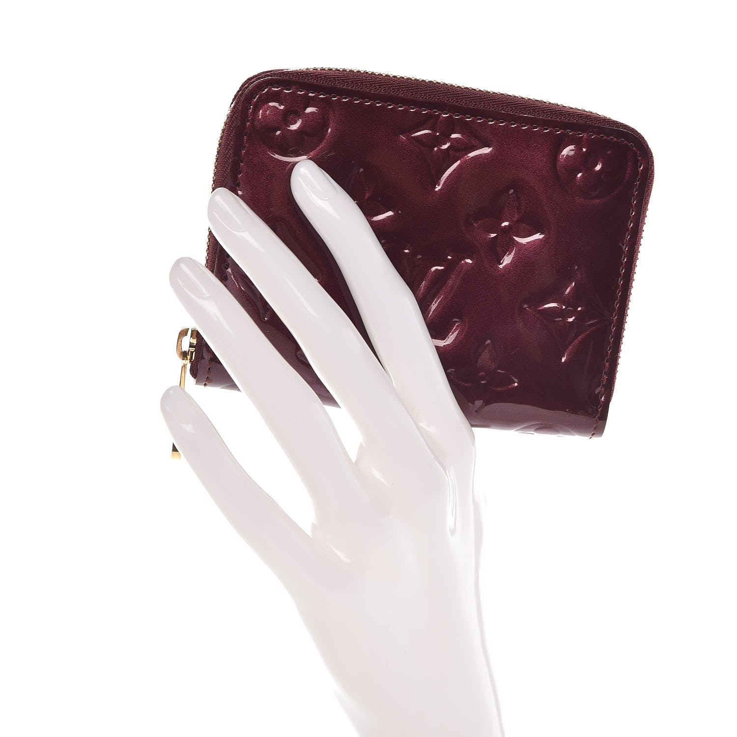 Louis Vuitton Vernis Zippy Coin Purse Rouge Fauviste 2 of 8