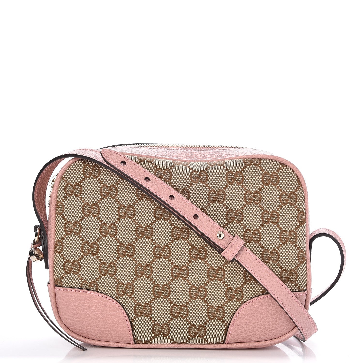 Gucci Monogram Mini Bree Messenger Bag Beige Soft Pink 1 of 7