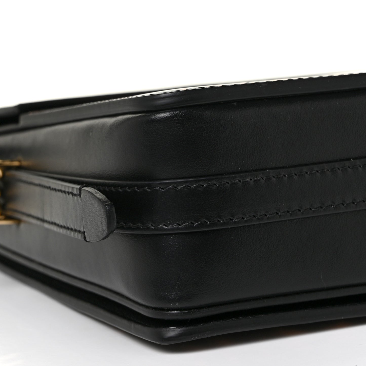 Calfskin Leopard Large Grace Bag Dark Mustard