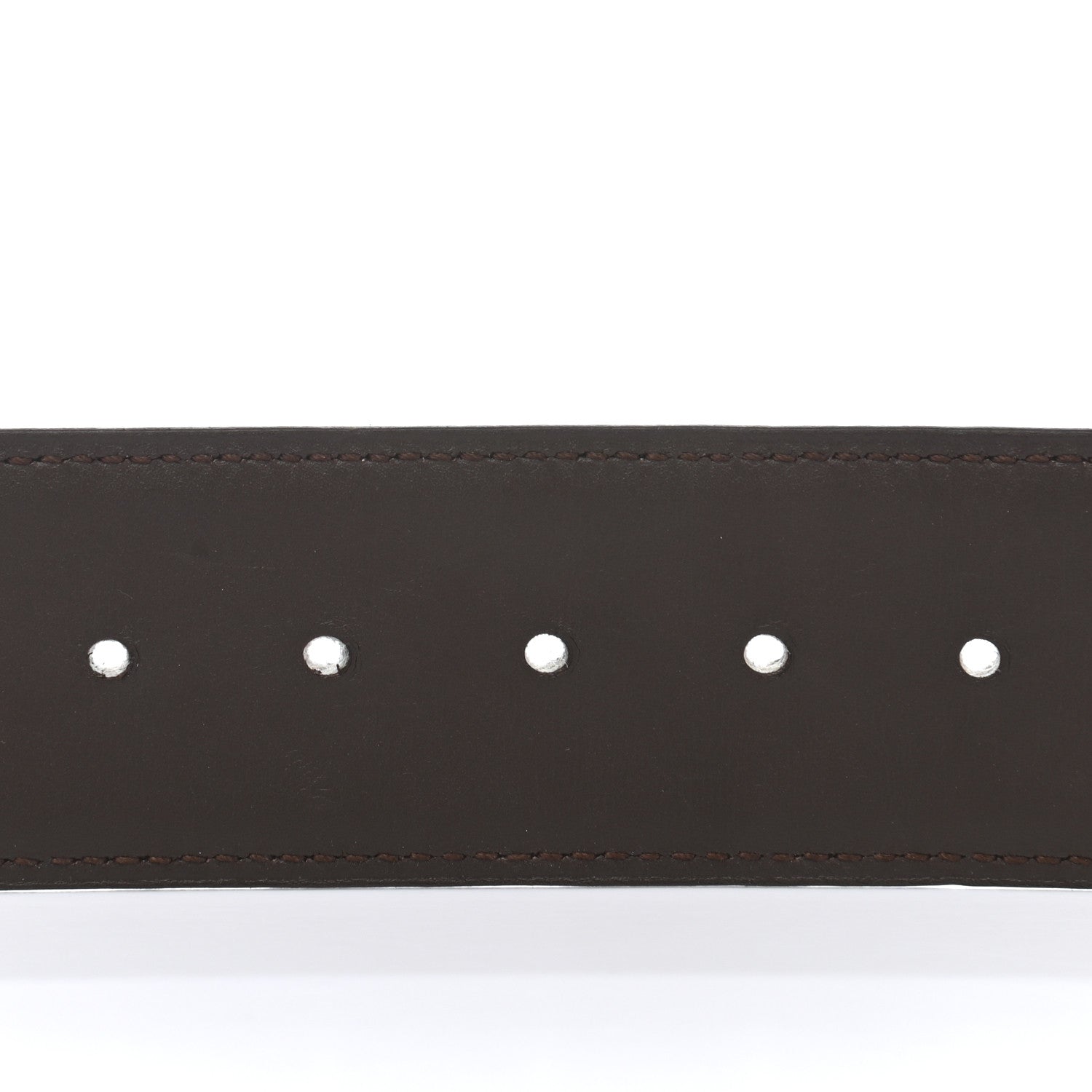Hermes Box 32mm Constance H Belt 100 Black Chocolate 3 of 8