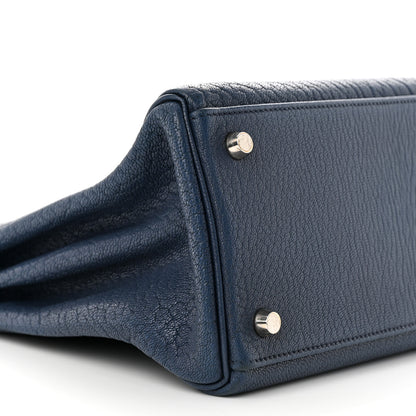Hermes Chevre de Coromandel Kelly Retourne 32 Bleu Thalassa 9 of 14