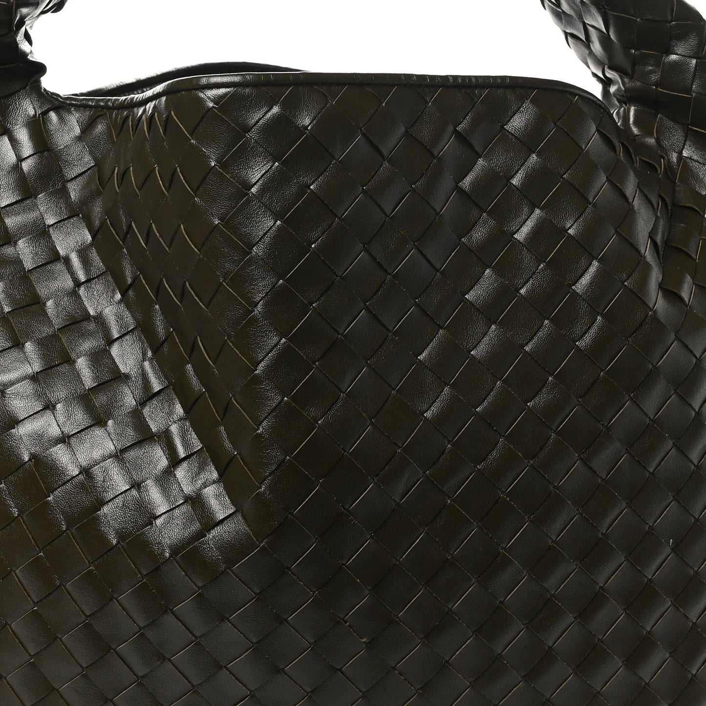 Calfskin Intrecciato Large Hop Fondant