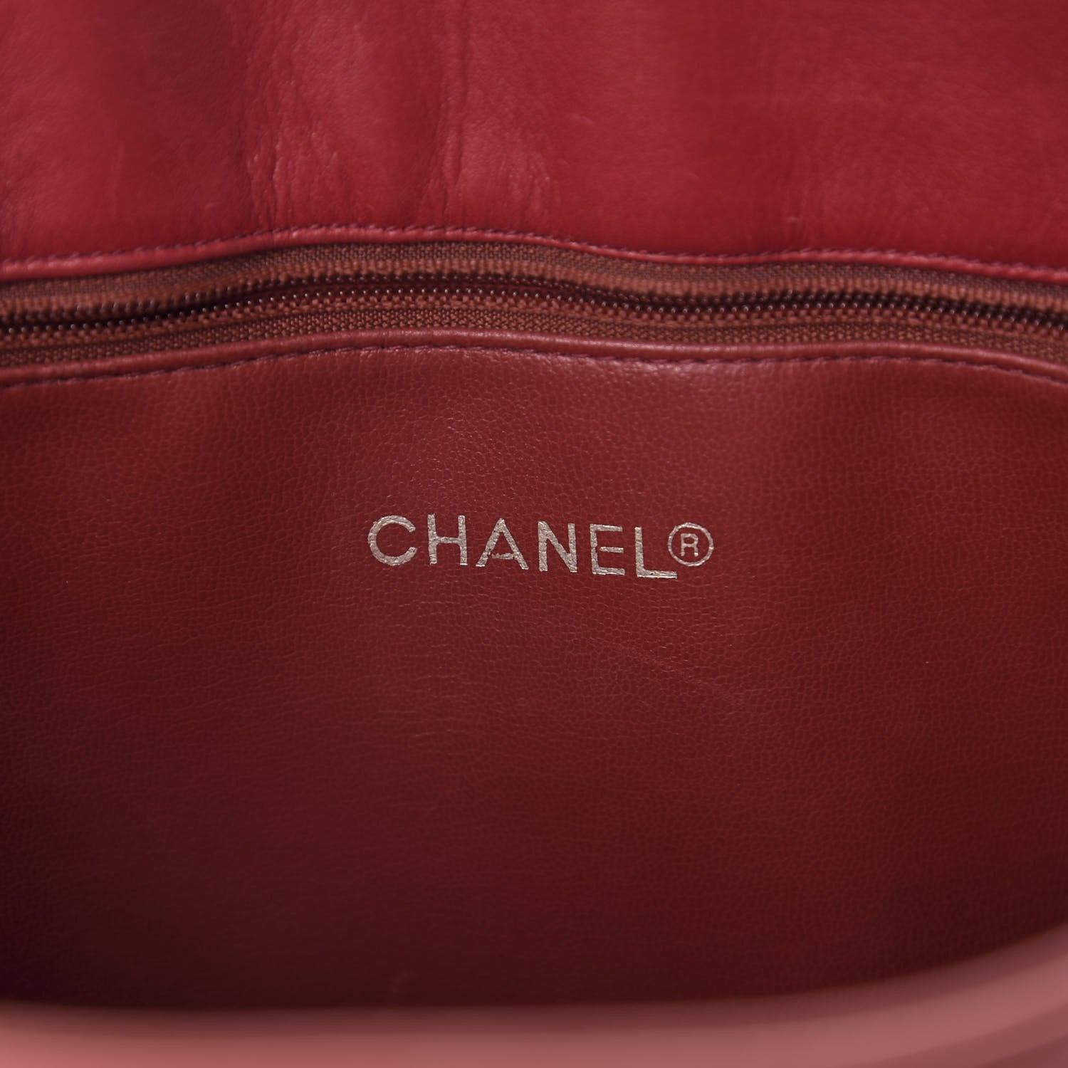 Chanel Lambskin Quilted Tote Red 6 of 11