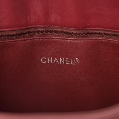 Chanel Lambskin Quilted Tote Red 6 of 11