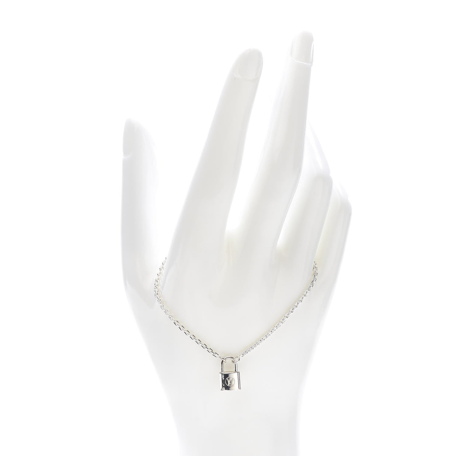 Louis Vuitton Sterling Silver Lockit Bracelet 2 of 6