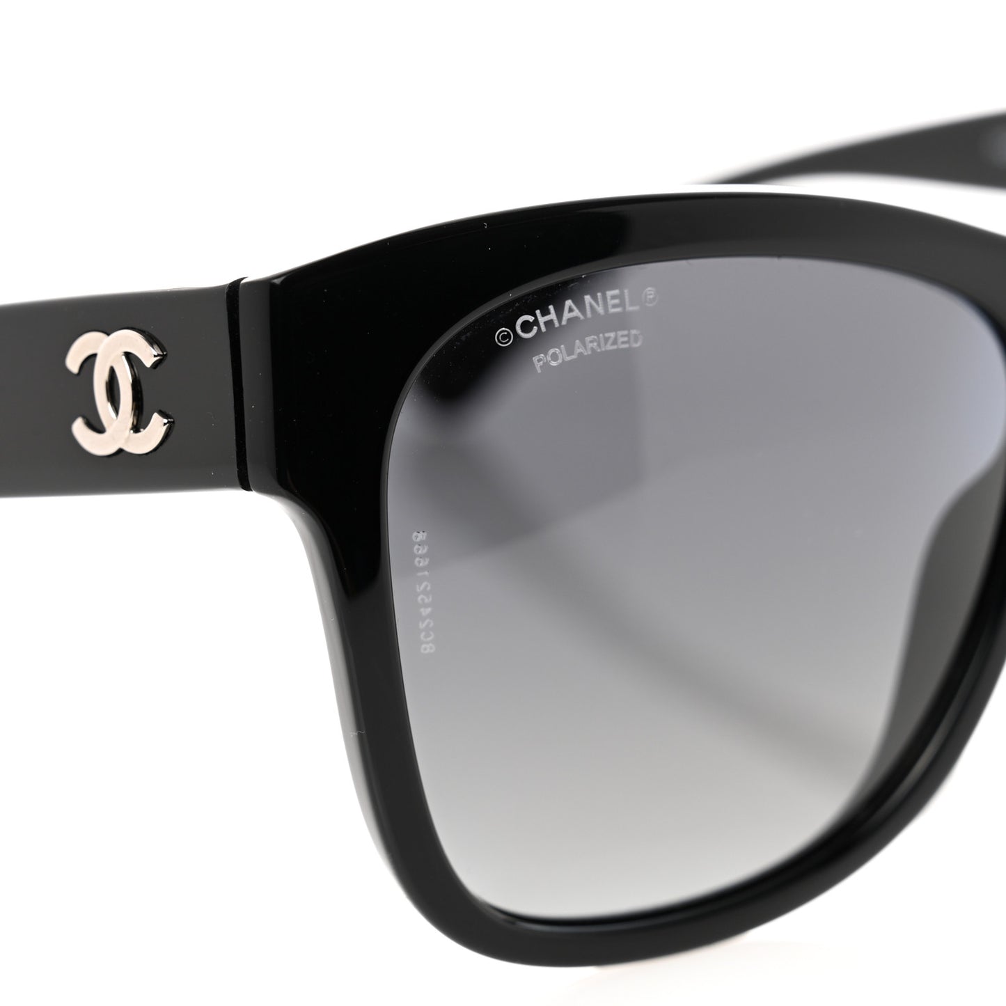 Acetate Polarized Square CC Sunglasses 5380 Black