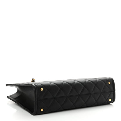 Chanel Caviar Quilted Large Shopping Tote Black 4 of 9