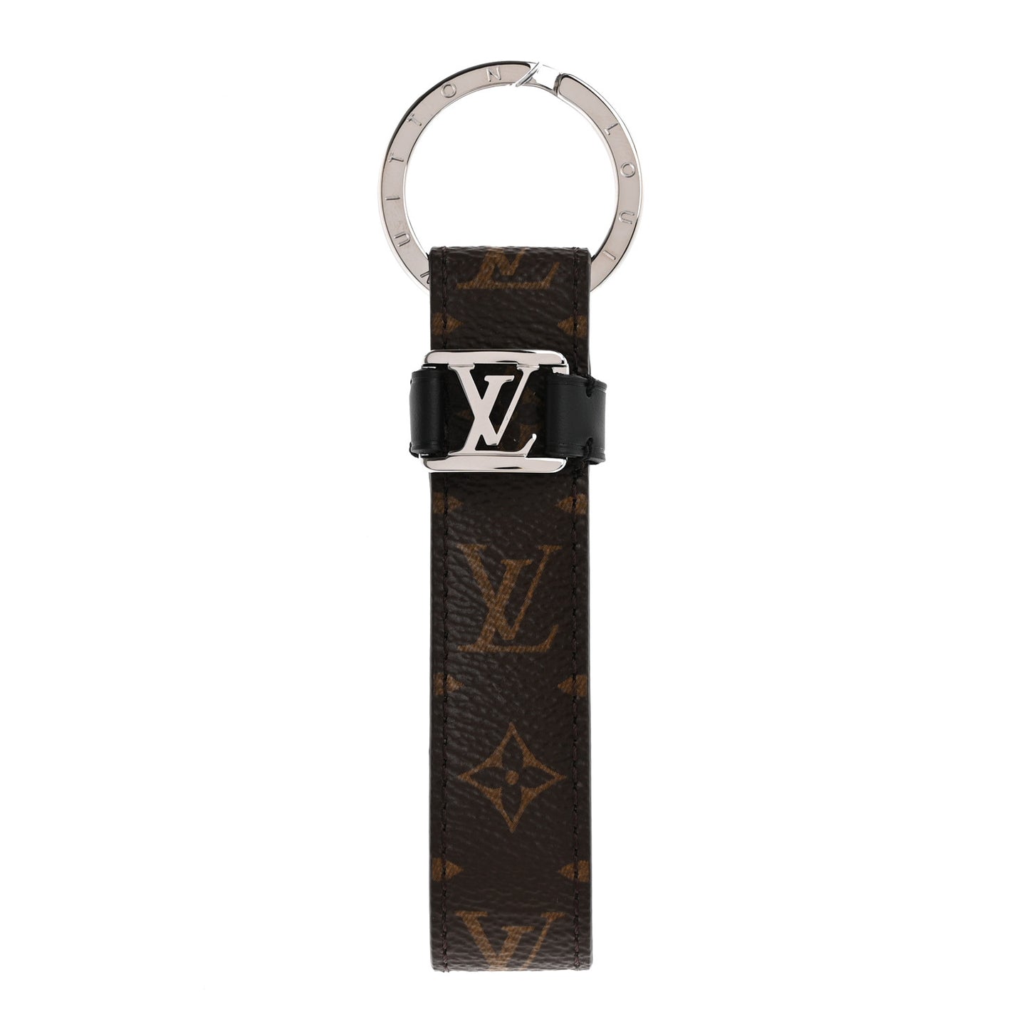 Monogram LV Dragonne Bag Charm Key Holder