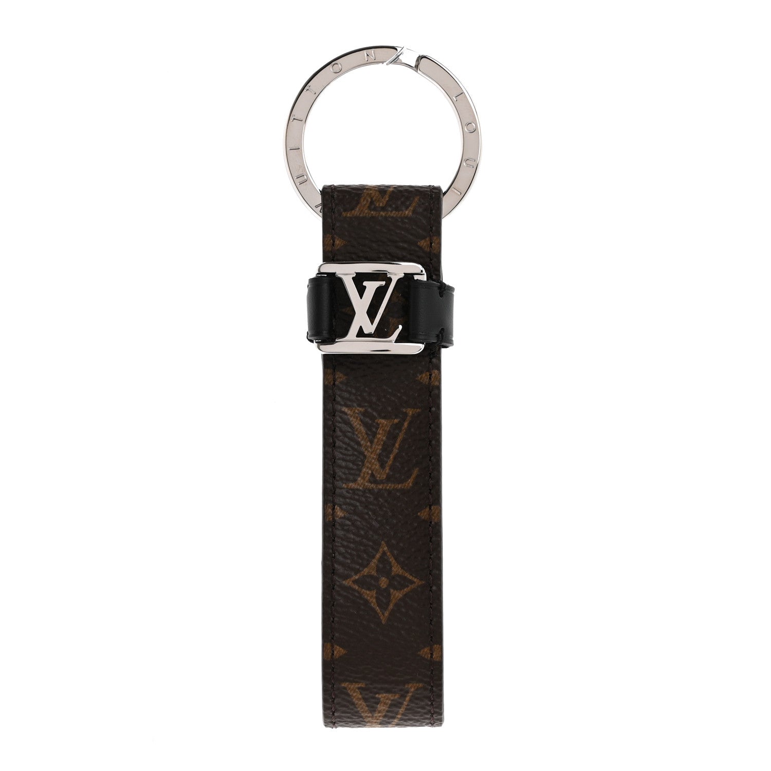 Louis Vuitton Monogram LV Dragonne Bag Charm Key Holder 1 of 5