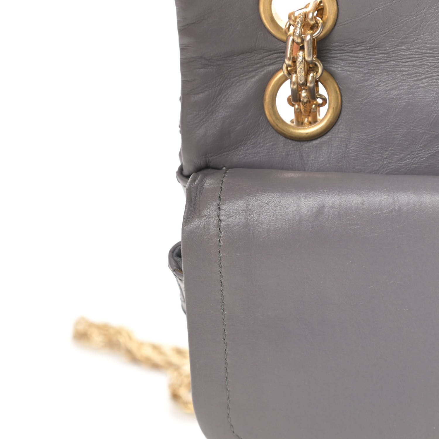 Chanel Aged Calfskin Quilted 2.55 Reissue 226 Flap Grey 14 of 18