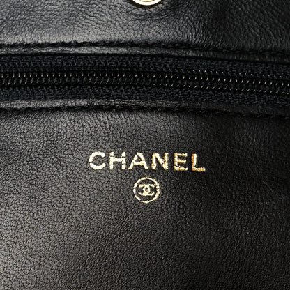Chanel Lambskin Quilted Reissue Wallet On Chain WOC Black 6 of 8