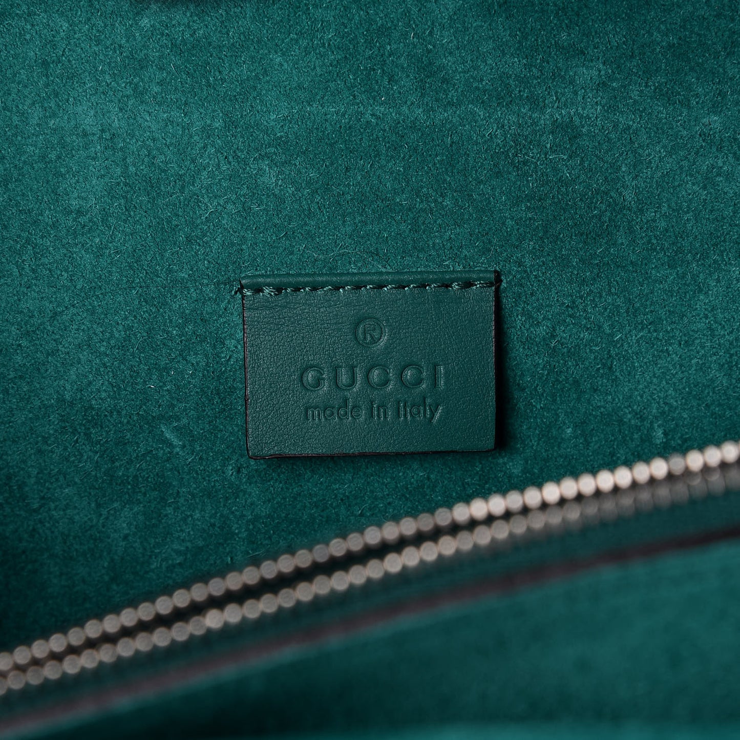 GG Supreme Monogram Willow Hill Embroidered Small Dionysus Shoulder Bag Emerald