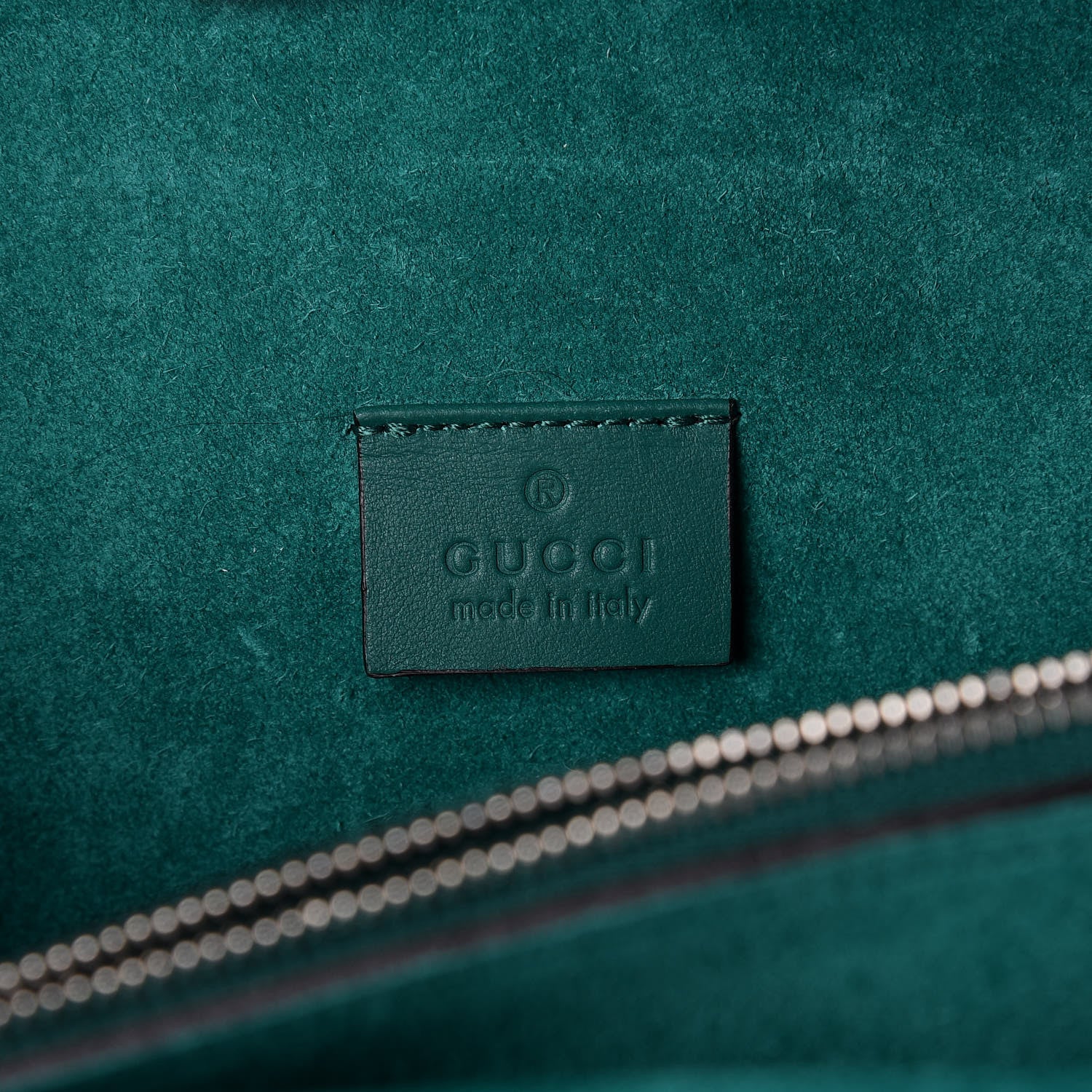 Gucci GG Supreme Monogram Willow Hill Embroidered Small Dionysus Shoulder Bag Emerald 6 of 10
