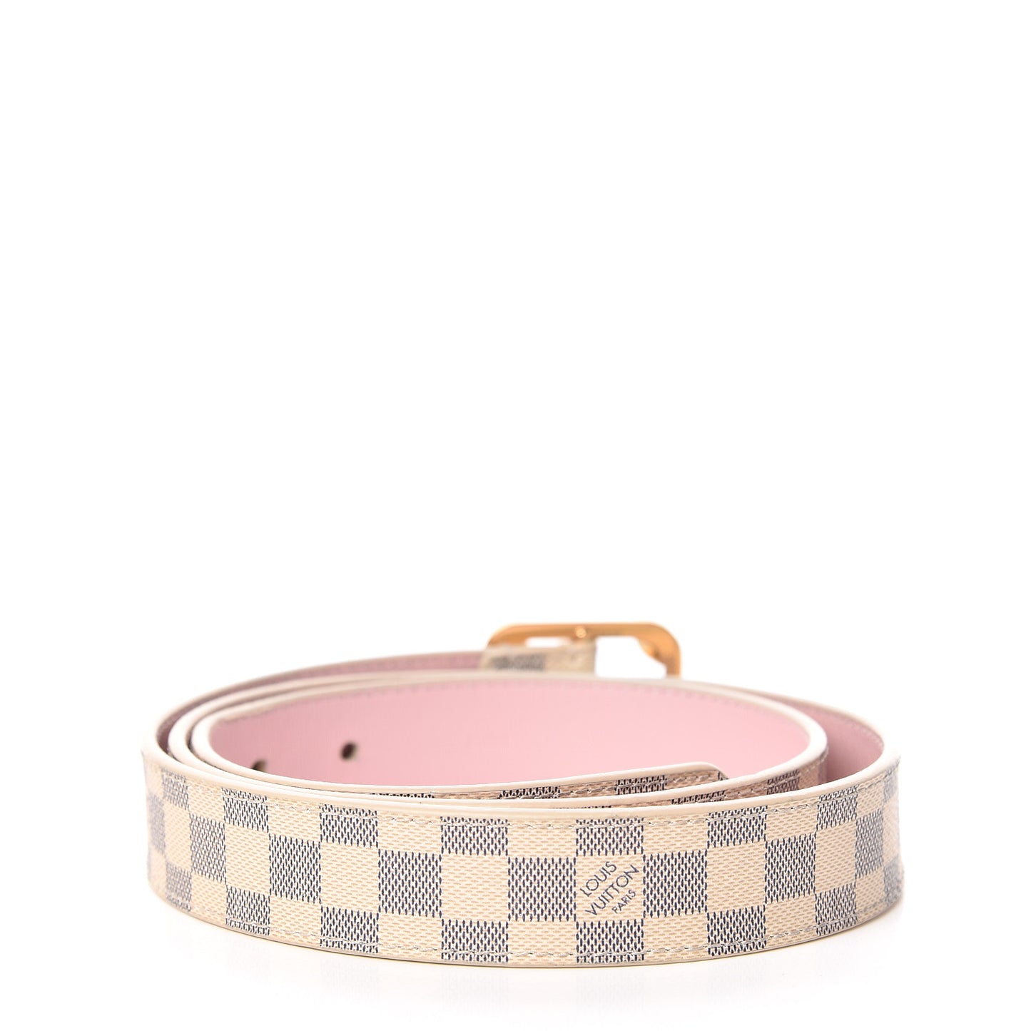 Damier Azur 25mm LV Malletier Belt 90 36