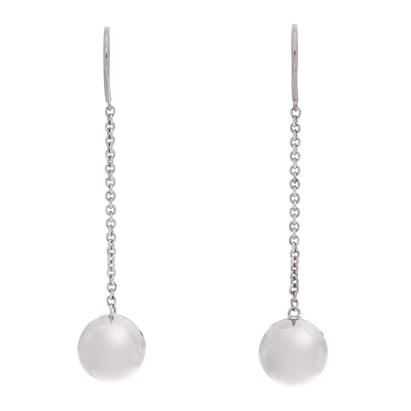 Sterling Silver 10mm HardWear Ball Drop Earrings